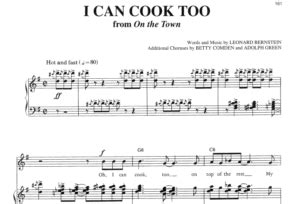 i can cook too sheet music: The art of composition and the culinary arts share intriguing parallels.